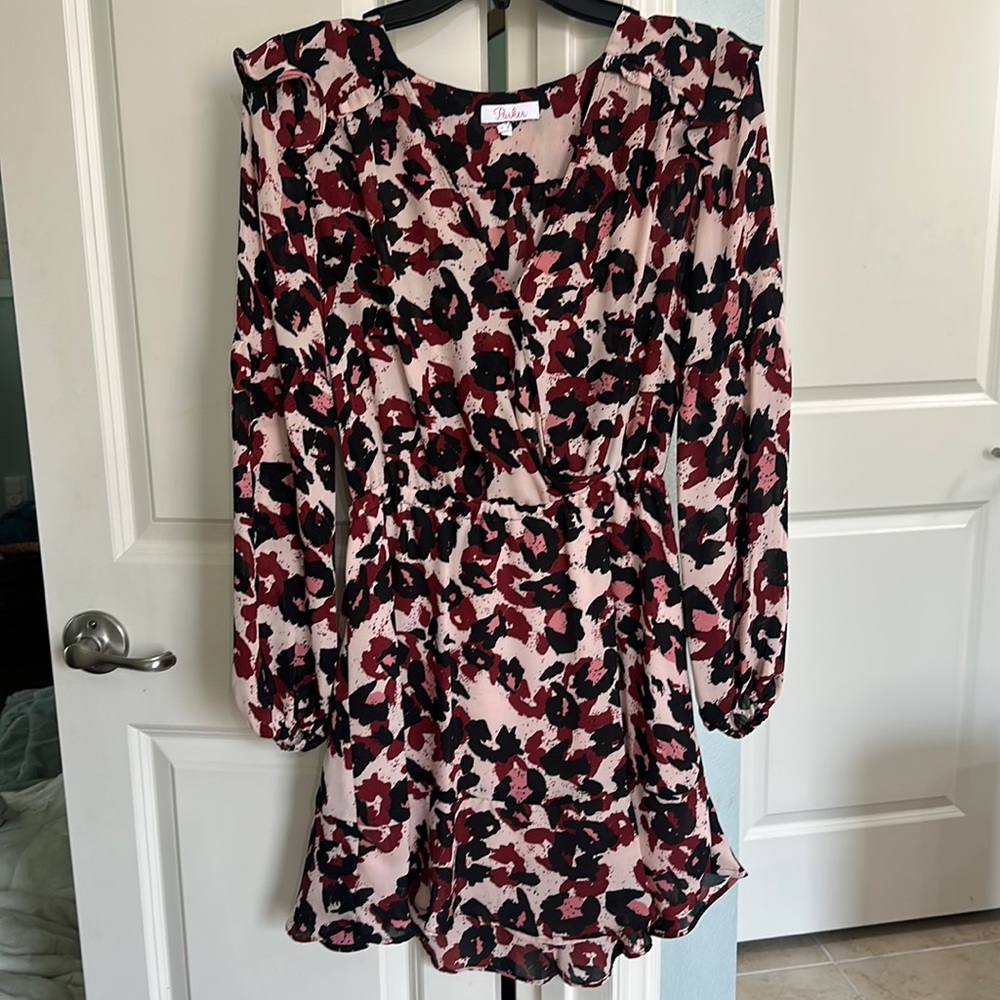 Parker faux wrap dress